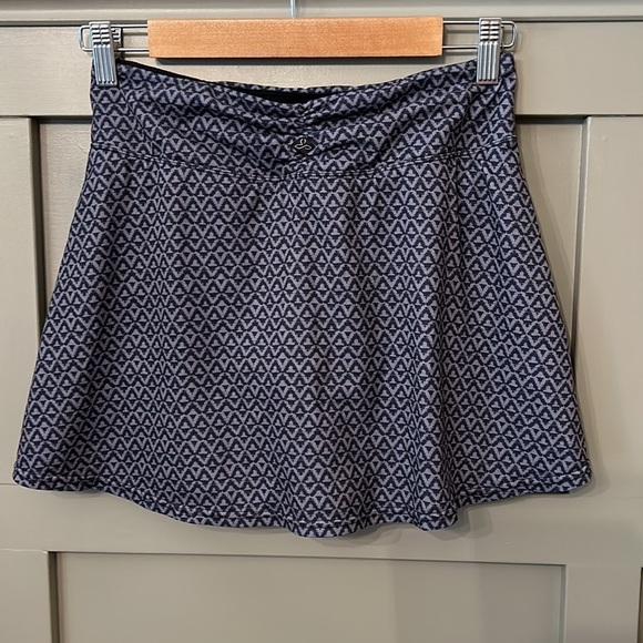 Prana Keely Skort Athletic Activewear Performance Skirt Gray Printed Size XS - Picture 7 of 11